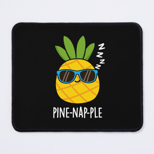 Item preview, Pine-nap-ple Funny Napping Pineapple Puns (Dark BG) designed and sold by punnybone.