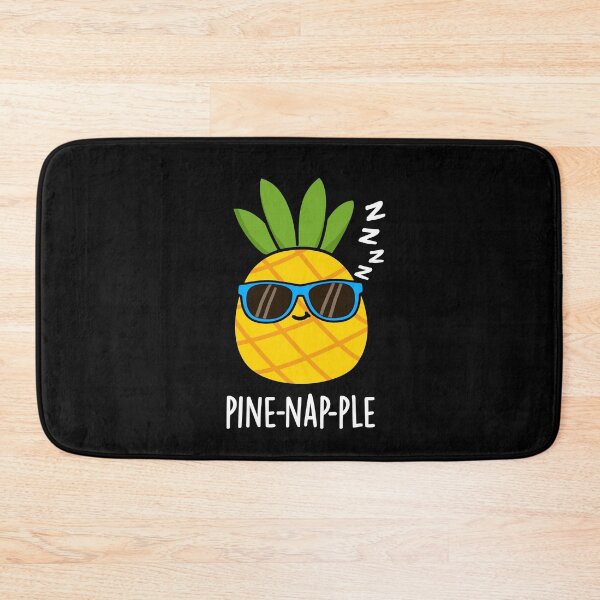 Item preview, Pine-nap-ple Funny Napping Pineapple Puns (Dark BG) designed and sold by punnybone.