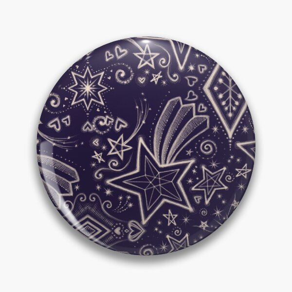 Item preview, Fireworks - indigo ink designed and sold by AprilAppleArt.