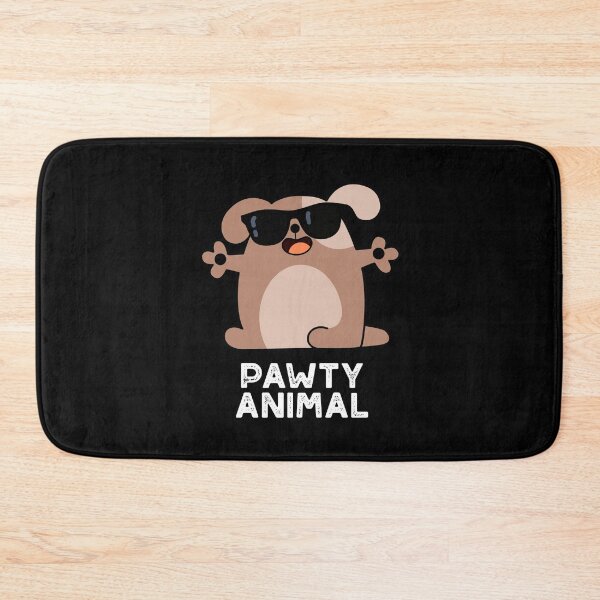 Item preview, Pawty Animal Funny Party Dog Puns (Dark BG) designed and sold by punnybone.