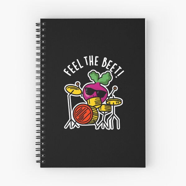 Item preview, Feel The Beet Funny Veggie Puns (Dark BG) designed and sold by punnybone.