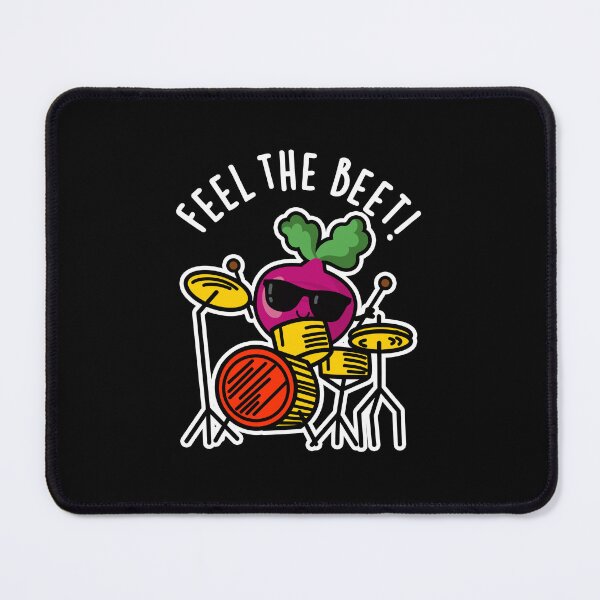 Item preview, Feel The Beet Funny Veggie Puns (Dark BG) designed and sold by punnybone.