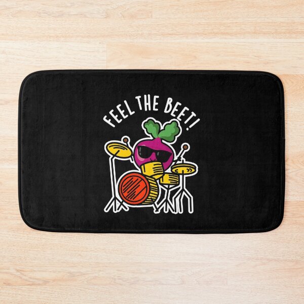 Item preview, Feel The Beet Funny Veggie Puns (Dark BG) designed and sold by punnybone.