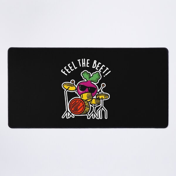 Item preview, Feel The Beet Funny Veggie Puns (Dark BG) designed and sold by punnybone.