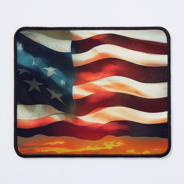 Item preview, USA Flag Landscape designed and sold by Fitainment.