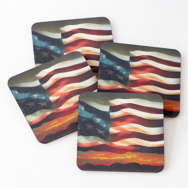Item preview, USA Flag Landscape designed and sold by Chris Mpasirogloy.