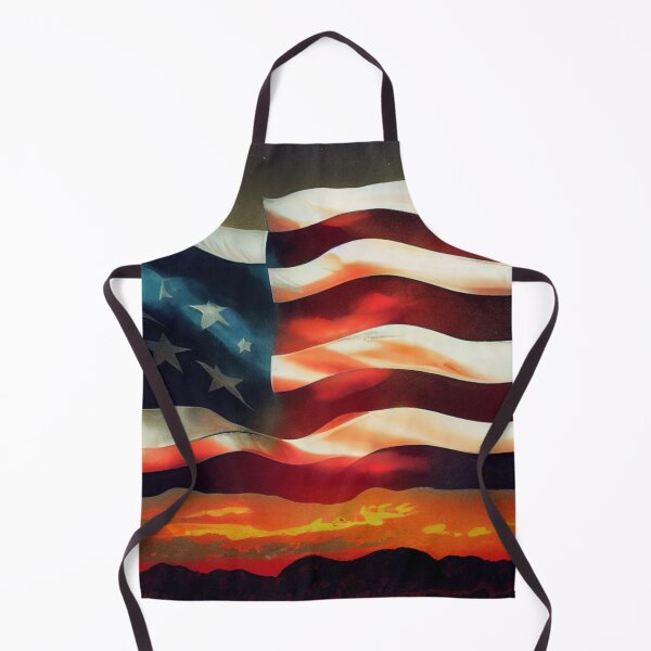 Item preview, USA Flag Landscape designed and sold by Fitainment.