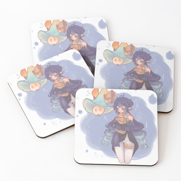 Item preview, Layla and her fungus friend- Genshin Impact  designed and sold by Niva-lis.