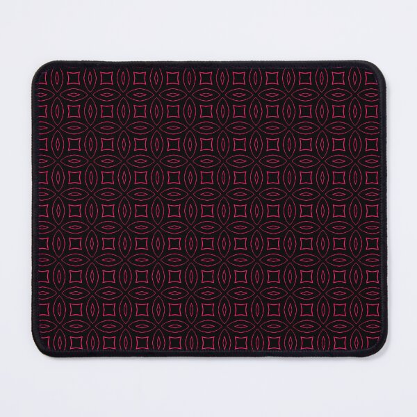 Item preview, Oblique, Geometric Design In Cerise And Black. designed and sold by I-Desire.
