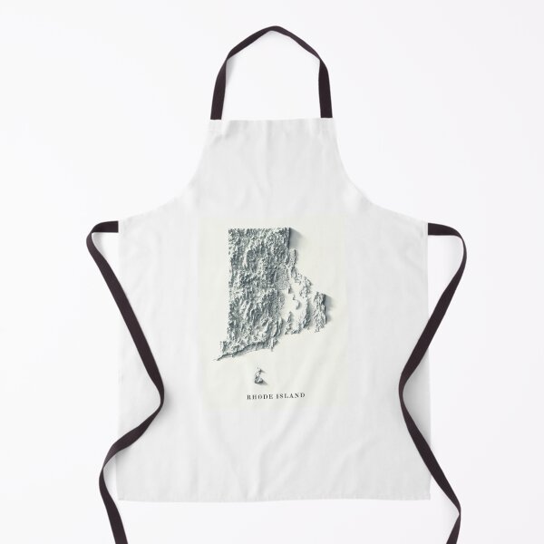 Item preview, Rhode Island Shaded Relief Map 3D digitally-rendered designed and sold by ThinkAboutMaps.