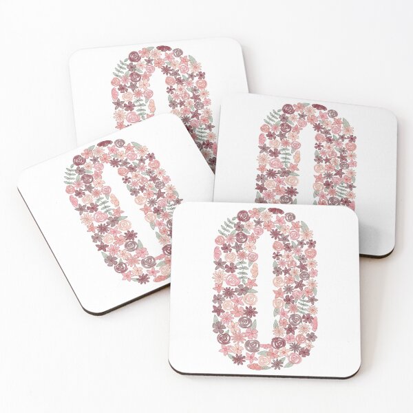 Item preview, Watercolor Floral Letter O designed and sold by BronwynBecks.