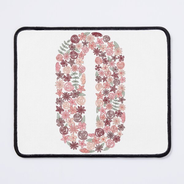 Item preview, Watercolor Floral Letter O designed and sold by BronwynBecks.