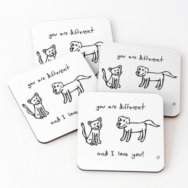 Item preview, You Are Different And I Love You - Black designed and sold by dbbf.