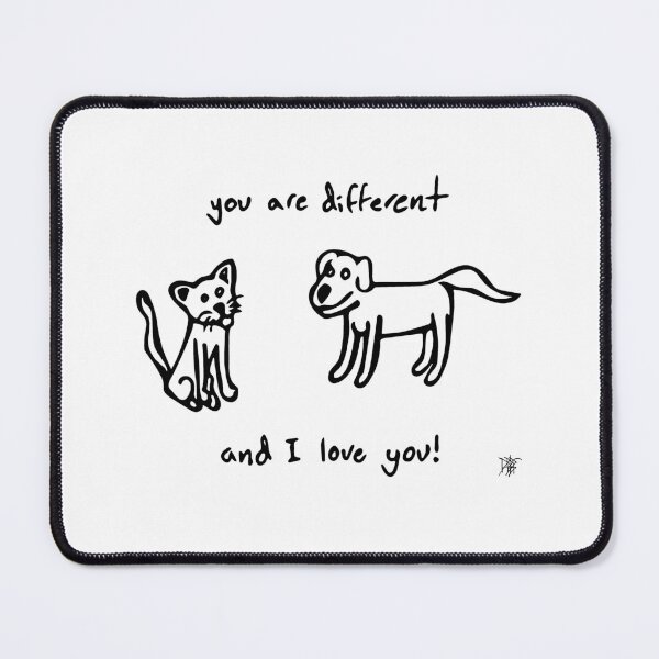 Item preview, You Are Different And I Love You - Black designed and sold by dbbf.