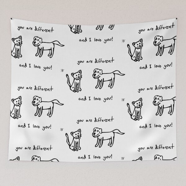 Item preview, You Are Different And I Love You - Black designed and sold by dbbf.