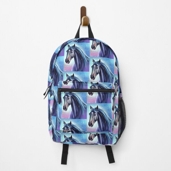 Item preview, Cute horse with magical nature wallpaper designed and sold by The Love Quill.