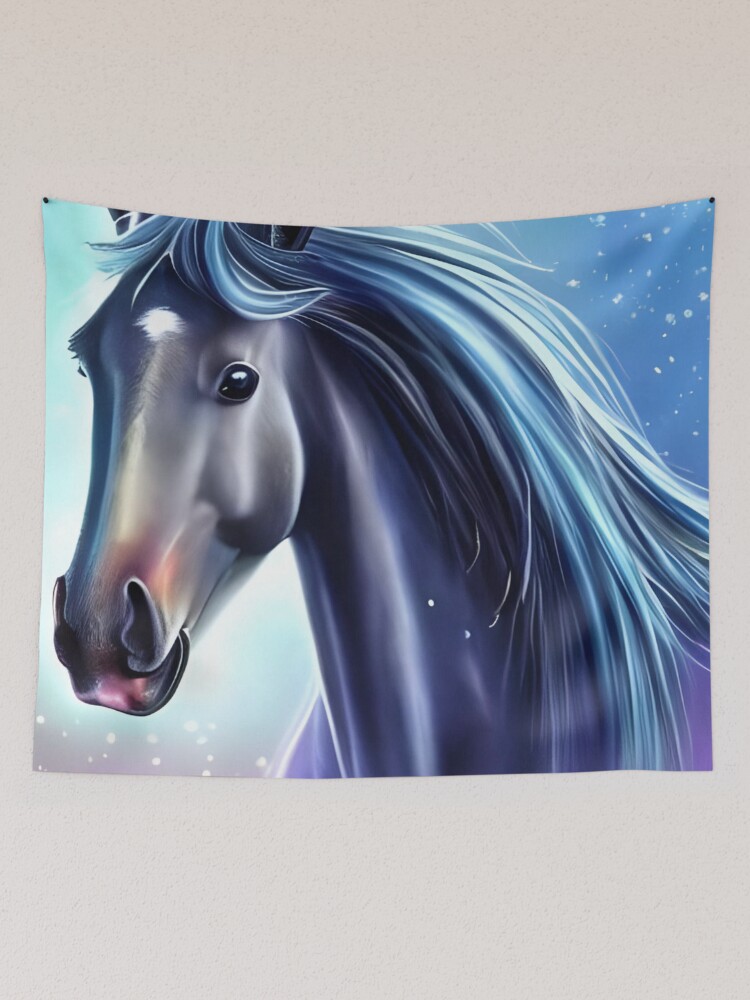 Horse tapestry wall online hanging