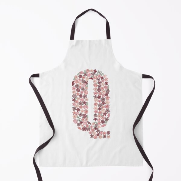Item preview, Watercolor Floral Letter Q designed and sold by BronwynBecks.