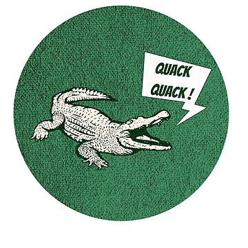 Artwork thumbnail, Crocodile quack quack by BomPom