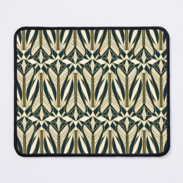 Item preview, 1920's Art Deco Heart Geometric Pattern 1.1 designed and sold by Old Urban Farmhouse Design Studio.