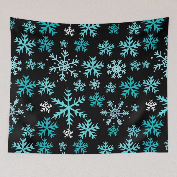 Item preview, Blue Festive Snowflake Pattern designed and sold by designlee.