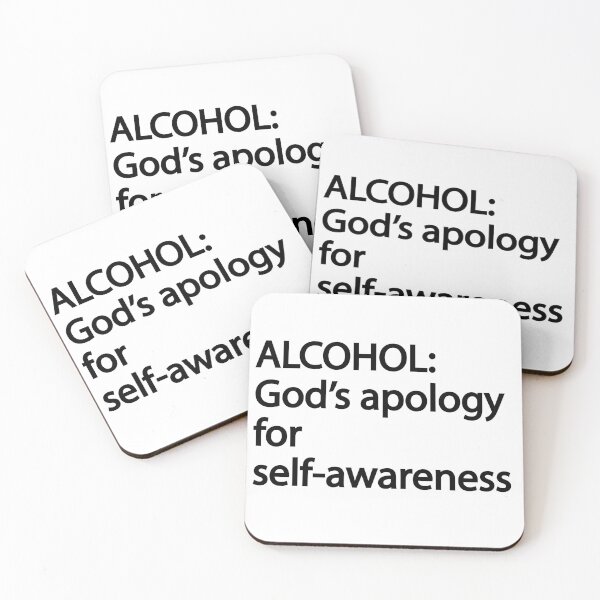 Artikelvorschau, Alkohol ist Gottes Entschuldigung dafür, dass er uns Selbstbewusstsein gegeben hat entworfen und verkauft von ExmoPride.