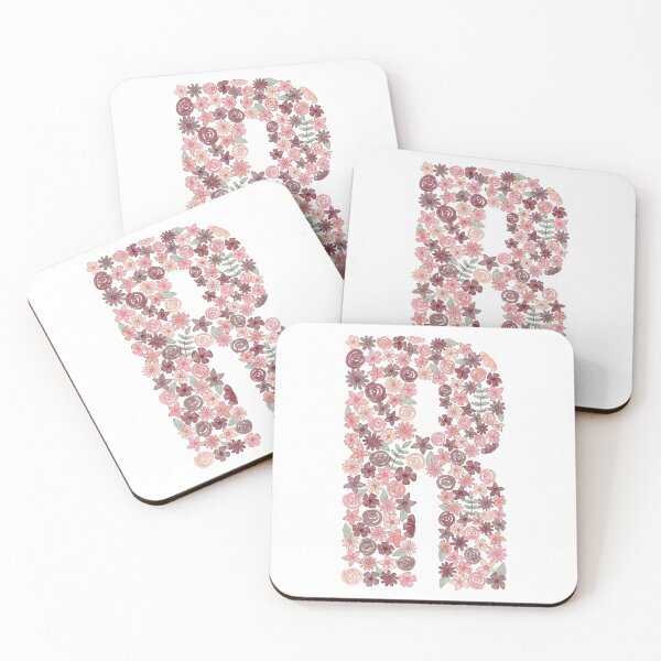 Item preview, Watercolor Floral Letter R designed and sold by BronwynBecks.