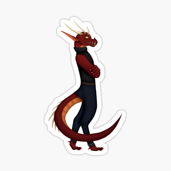 Red Dragon Sticker