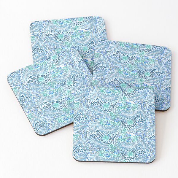 Item preview, Roses and Foliage in Blue designed and sold by tomorrowsart.