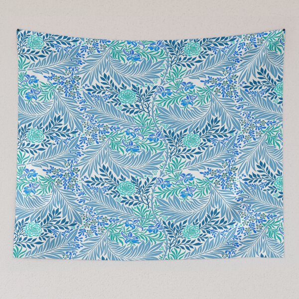 Item preview, Roses and Foliage in Blue designed and sold by tomorrowsart.