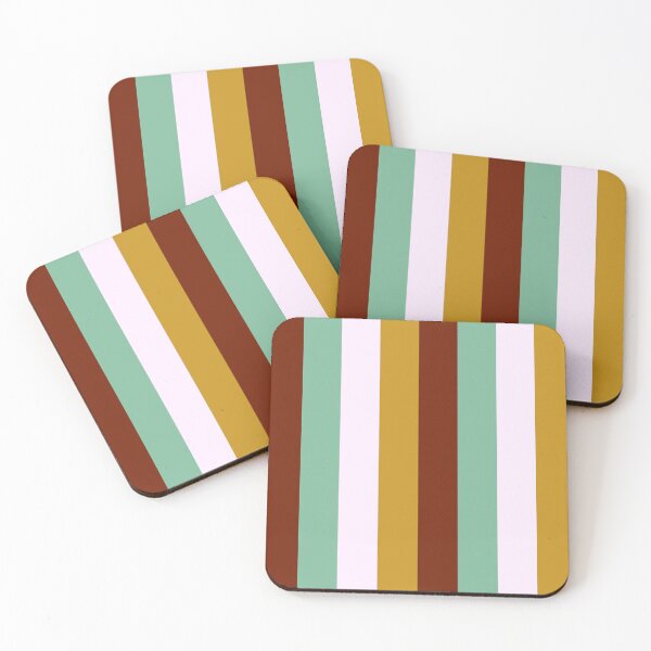 Item preview, Stripe (Mint and Maroon) designed and sold by AmberAzbell.