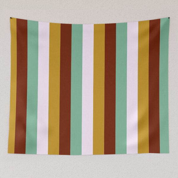 Item preview, Stripe (Mint and Maroon) designed and sold by AmberAzbell.
