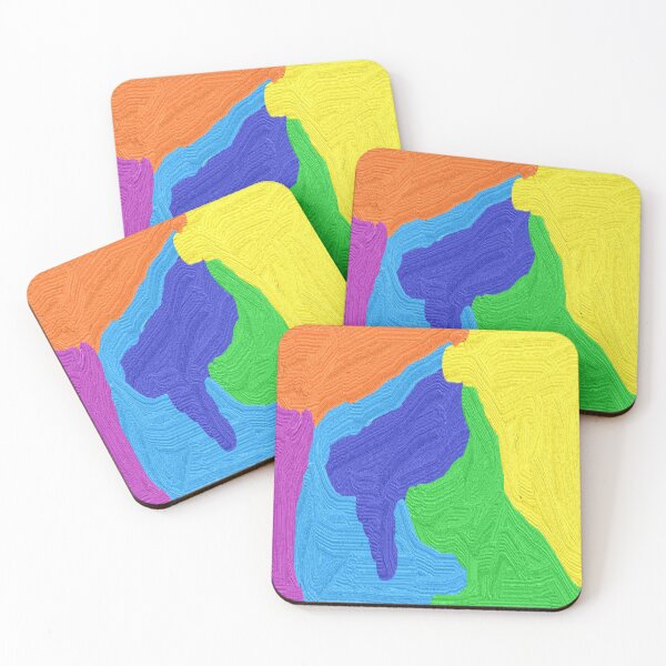 Item preview, Myriad of Colors Oil Painting Pattern w/ Brushstrokes  designed and sold by CJRPics.