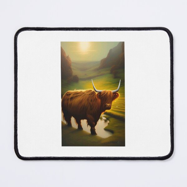 Item preview, Highland cow designed and sold by GroovyDino.