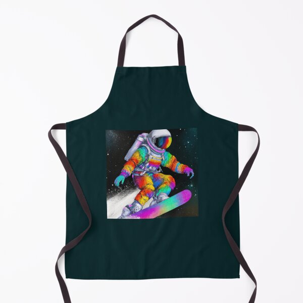 Item preview, Watercolor Astronaut Snowboarding in Space (V2) designed and sold by Lilieae.