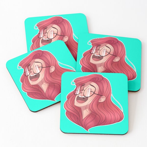 Item preview, laughing anime girl designed and sold by NanyArtworks.