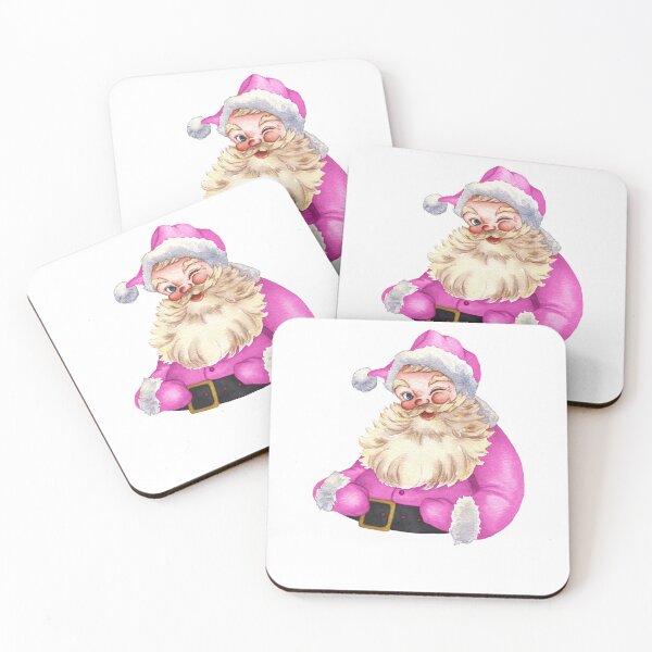 Item preview, retro vintage pink santa claus designed and sold by samirou99.