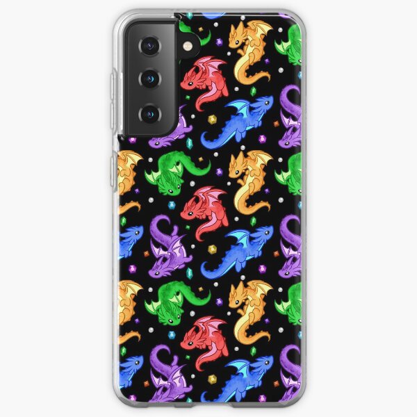 Gem Dragon Pattern Samsung Galaxy Soft Case