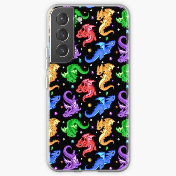 Gem Dragon Pattern Samsung Galaxy Soft Case
