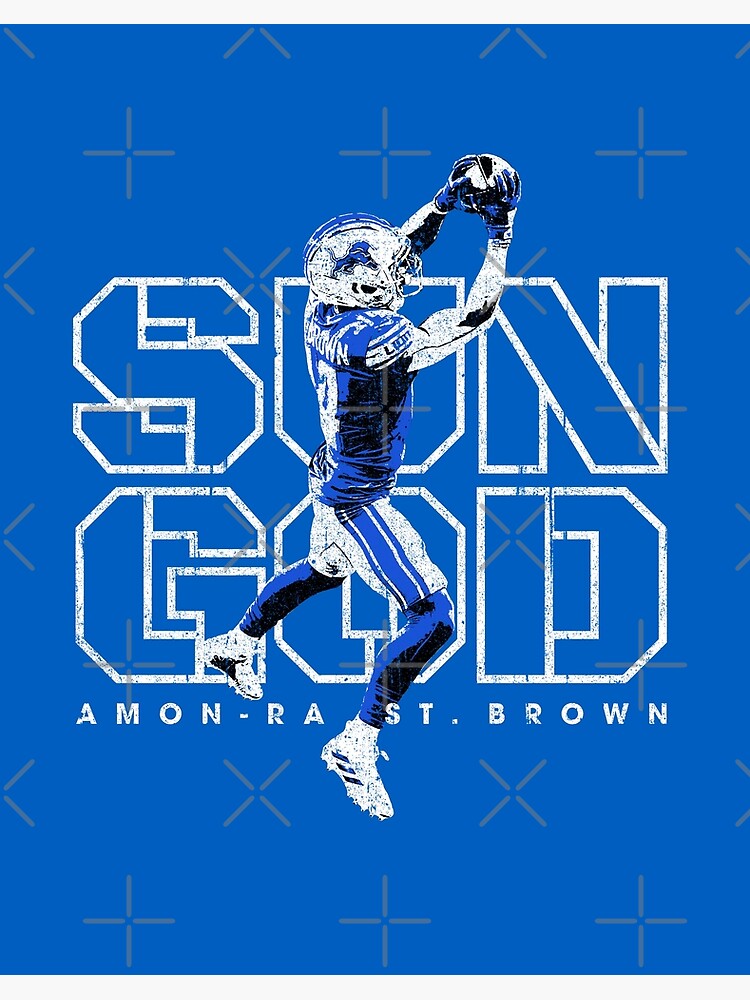 Amon-Ra St. Brown - Sun God - DIY Sports Art