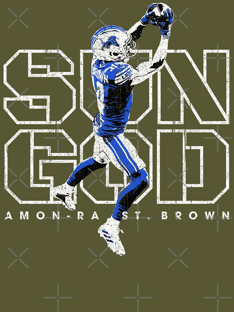 Amon-Ra St. Brown - Sun God - DIY Sports Art