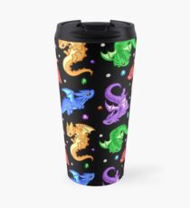 Gem Dragon Pattern Travel Mug