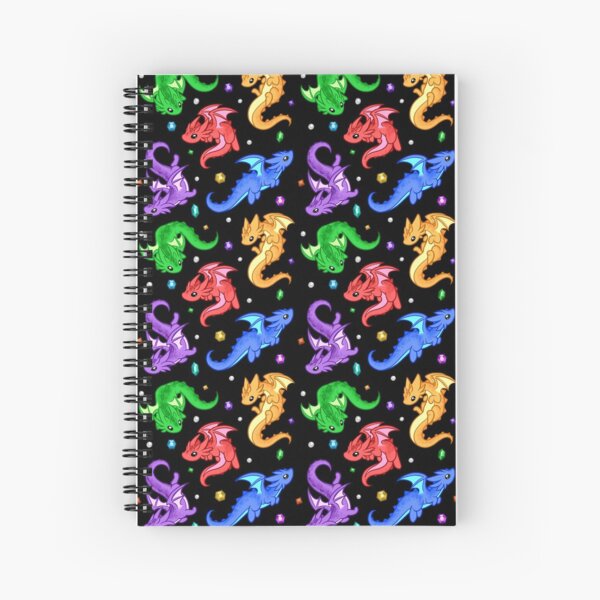 Gem Dragon Pattern Cahier à spirale