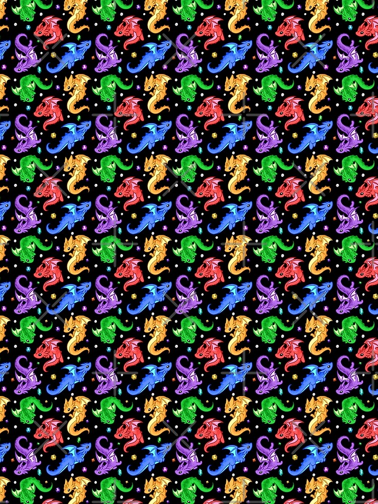 Gem Dragon Pattern by bgolins