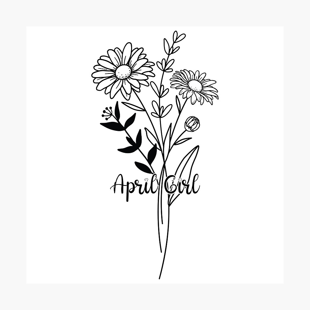 April Girl Birth Month Flower