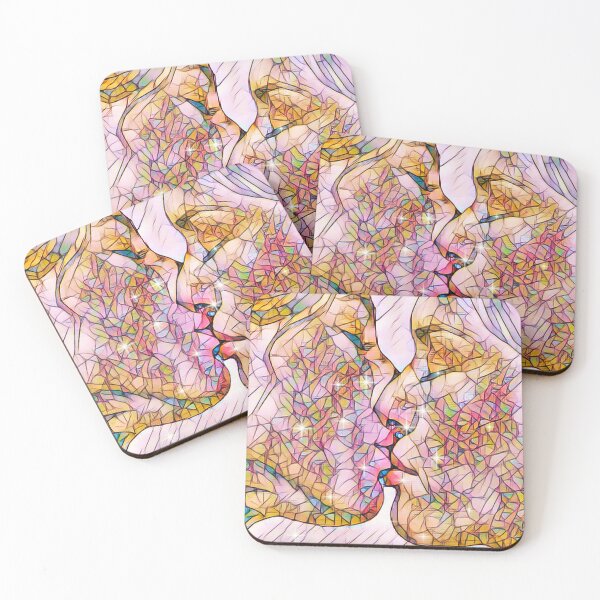Item preview, Kiss.. A romantic mosaic couple designed and sold by ditzy-designs.