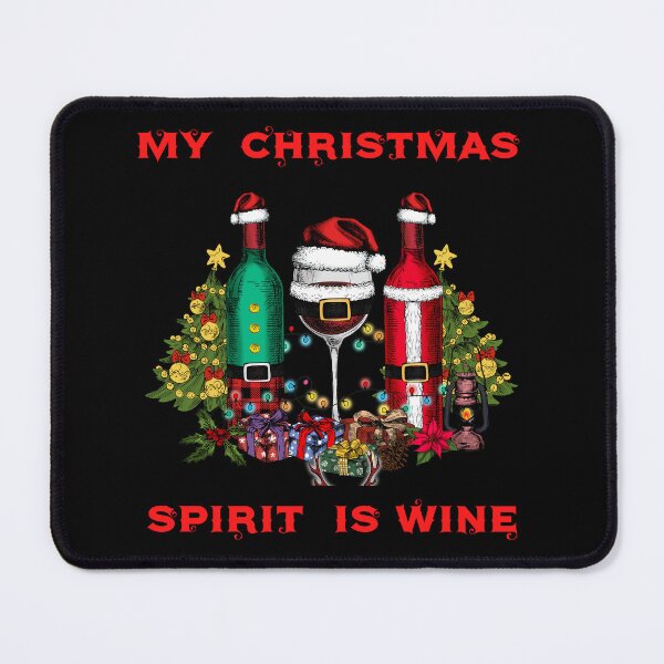 Item preview, My Christmas Spirit is Wine - Bottles of wine designed and sold by Georgy09.