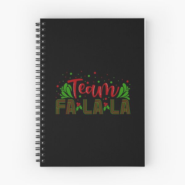 Item preview, Team Fa La La  Christmas Holiday (Black) designed and sold by Gsallicat.