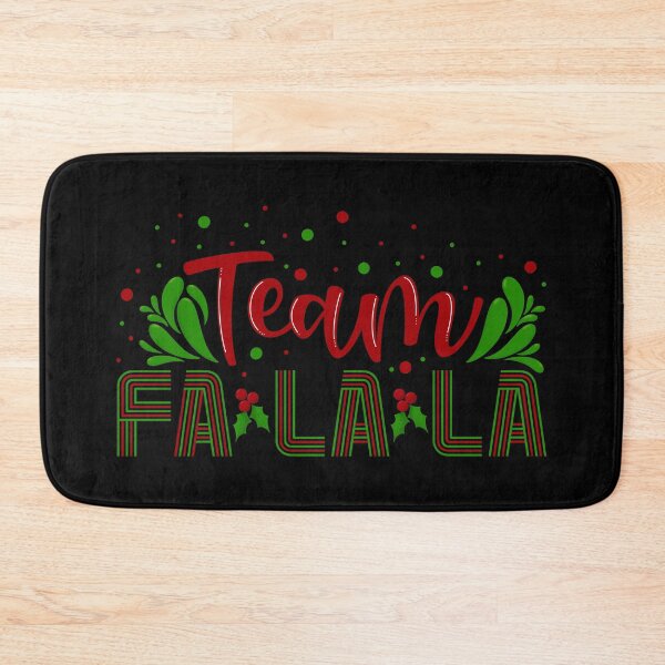 Item preview, Team Fa La La  Christmas Holiday (Black) designed and sold by Gsallicat.