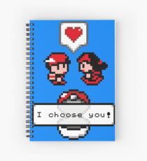 Pokemon Valentine I Choose You! Spiral Notebook